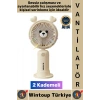 #Vantilatör Kompakt Sessiz Yoğun Üflemeli 2 Kademeli Şarjlı Sevimli Ayıcıklı Mini El Fanı Vantilatör