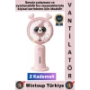 #Vantilatör Kompakt Sessiz Yoğun Üflemeli 2 Kademeli Şarjlı Sevimli Ayıcıklı Mini El Fanı Vantilatör