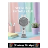 #Vantilatör Sessiz Yoğun Üflemeli 3 Kademeli Şarjlı Sevimli Şık Tavşan Kulak Mini El Fanı Vantilatör