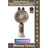 #Vantilatör Sessiz Yoğun Üflemeli 3 Kademeli Şarjlı Sevimli Şık Tavşan Kulak Mini El Fanı Vantilatör