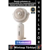 #Vantilatör Kompakt Sessiz Yoğun Üflemeli 3 Kademeli Şarjlı Hareketli Başlık Mini El Fanı Vantilatör