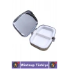 #Hediye Dekoratif Hediye İstanbul Temalı 2 Bölmeli Vitamin Hap Tablet İlaç Saklama Kutusu 5 X 5 Cm