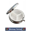 #Hediye Dekoratif Hediye 3 Bölmeli Vitamin Hap Tablet İstanbul Temalı İlaç Saklama Kutusu 5 X 5 Cm