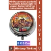#Hediye Dekoratif Hediye İstanbul Temalı 3 Bölmeli Vitamin Hap Tablet İlaç Saklama Kutusu 5 X 5 Cm