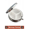 #Hediye Dekoratif Hediye İstanbul Temalı 3 Bölmeli Vitamin Hap Tablet İlaç Saklama Kutusu 5 X 5 Cm