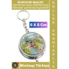 #Hediye Dekoratif Hediyelik Koleksiyon İstanbul Temalı Kapalı Alan Cep Küllüğü Anahtarlık 5 X 5 Cm