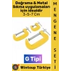#Mengene Dayanıklı Çelik Karbon Kaynak Montaj Ahşap Doğrama Metal Sıkma 3-5-7 Cm G Tipi Mengene Seti 3 Parça