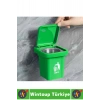 #Küllük Kendinden Yapışkanlı Küllük Dayanıklı Plastik Dekoratif Ev Ofis Kamp Teras Balkon Çıkarılabilir Hazneli Çöp Kovası Tasarımlı Mini Duvar Küllüğü 2 Adet