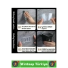 #Küllük Kendinden Yapışkanlı Küllük Dayanıklı Plastik Dekoratif Ev Ofis Kamp Teras Balkon Çıkarılabilir Hazneli Çöp Kovası Tasarımlı Mini Duvar Küllüğü