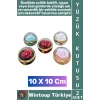#TakıKutusu Evli Çift Sevgililer Günü Yıldönümü Evlilik Nişan Romantik Kubbe Gül Yüzük Kutusu 2 Adet