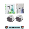 #Askı Montajsız Kendinden Yapışkanlı Kaydırmaz Mutfak Banyo Balkon Bez Lif Küçük Aksesuar Krom Kaplama Şık Estetik Pratik Tak Çıkar Havlu Askısı 1 Adet