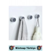#Askı Montajsız Kendinden Yapışkanlı Kaydırmaz Mutfak Banyo Balkon Bez Lif Küçük Aksesuar Krom Kaplama Şık Estetik Pratik Tak Çıkar Havlu Askısı 2 Adet