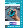 #EgzersizAleti Ameliyat Sonrası Fizyoterapi Rehabilitasyon Müzisyen Dağcı Sporcu Stres Atma Spor El Parmak Bilek Ön Kol Kas Güçlendirici Direnç Silikon Egzersiz Halkası 2 Adet
