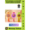 #Vantilatör Kompakt Taşınabilir Hafif Sessiz Çalışma Ev Ofis Seyahat Yaz Serinleme Sevimli Şık Tasarım Renkli Işıklı Şarjlı 2 Kademeli Mini El Fanı Vantilatör