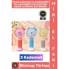 #Vantilatör Seyahat Tipi Kompakt Taşınabilir Hafif Sessiz Çalışma Ev Ofis Yaz Serinleme Şık Sevimli Model 3 Kademeli Şarjlı Mini El Fanı Vantilatör