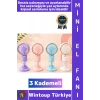 #Vantilatör Seyahat Tipi Kompakt Taşınabilir Hafif Sessiz Çalışma Ev Ofis Yaz Serinleme Şık Su Hazneli Buharlı 3 Kademeli Şarjlı Mini El Fanı Vantilatör