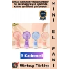 #Vantilatör Seyahat Tipi Kompakt Gündelik Taşınabilir Hafif Sessiz Çalışma Ev Ofis Yaz Serinleme Şık 3 Kademeli Şarjlı Mini El Fanı Vantilatör