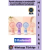 #Vantilatör Mini Çanta Boy Gündelik Seyahat Tipi Kompakt Taşınabilir Hafif Sessiz Çalışma Ev Ofis Yaz Serinleme Şık 3 Kademeli Şarjlı El Fanı Vantilatör