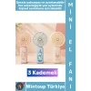 #Vantilatör Kompakt Mini Çanta Boy Gündelik Seyahat Tipi Taşınabilir Hafif Sessiz Çalışma Ev Ofis Yaz Serinleme Şık Sevimli Figürlü Tasarım 3 Kademeli Şarjlı El Fanı Vantilatör