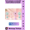 #Vantilatör Gündelik Çanta Boy Seyahat Tipi Kompakt Taşınabilir Hafif Sessiz Çalışma Ev Ofis Yaz Serinleme Anime Figürlü Şık Model 3 Kademeli Şarjlı Mini El Fanı Vantilatör