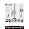 #Askı Kendinden Yapışkanlı Mutfak Banyo Masa Üstü Araç İçi Şeffaf Estetik Çok Amaçlı Yaylı Kıskaçlı Mekanizma Kablo Mop Tutucu 1 Adet
