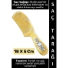 #Tarak Kompakt Dekoratif Hediyelik Mini Çanta Boy Saç Tarağı Kırılma Elektriklenme Azaltan Estetik Çok Şık İşlemeli Doğal Kemik Tarak 18 X 5 Cm