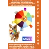#Oyuncak Evcil Hayvan Oyuncak İlgi Çekici Renkli Sesli Yakala-Getir Isırma Çekiştirme Çıngıraklı Yumuşak Peluş Frizbi Köpek Oyuncağı