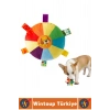 #Oyuncak Evcil Hayvan Oyuncak İlgi Çekici Renkli Sesli Yakala-Getir Isırma Çekiştirme Çıngıraklı Yumuşak Peluş Frizbi Köpek Oyuncağı