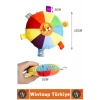 #Oyuncak Evcil Hayvan Oyuncak İlgi Çekici Renkli Sesli Yakala-Getir Isırma Çekiştirme Çıngıraklı Yumuşak Peluş Frizbi Köpek Oyuncağı 2 Adet