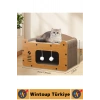 #OyunEvi Evcil Hayvan İlgi Çekici Peluş Toplu Uyku Yuvası Dinlenme Alanı Modern Estetik Ahşap Tek Katlı Tırmalamalı Küçük Irk Köpek Kedi Oyun Evi