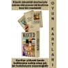 #Oyun Premium Kalite Kolay Yıpranmaz Suya Yırtılmaya Dayanıklı Koleksiyon Nostaljik One Piece Wanted Kağıt Oyunu İskambil Kartları
