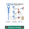 #KöpekSağlık Evcil Hayvan Yıkanabilir Hafif Kompakt Yavru Yetişkin Kedi Köpek Sıvı Tablet Mama Takviyesi Şeffaf Gövde Kontrollü İtme Mekanizması Hap Yutturma Aparatı 2 Adet
