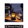 #Kamp Premium Outdoor Piknik Retro Koruyucu Kafesli Izgara Taşıma Asma Kulplu USB Şarjlı 2 Modlu Dekoratif Kamp Lambası