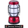#Kamp Premium Outdoor Piknik Retro Koruyucu Kafesli Izgara Taşıma Asma Kulplu USB Şarjlı 2 Modlu Dekoratif Kamp Lambası