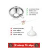 #Huni Ev Mutfak Konserve Reçel Sos Tahıl Baharat Dolumu Koku Yapmaz Kolay Temizlenir Ergonomik Tutma Saplı Askı Delikli Geniş Ağızlı Pratik Kavanoz Hunisi