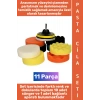 #OtoBakım Matkap Uyumlu Oto Bakım Yüzey Düzleştirme Parlatma Çizik Oksit Hare Giderici Araba Derinlemesine Temizlik Otomobil Pasta Cila Polisaj Sünger Seti 11 Parça