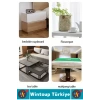 #EşyaKaydırıcı Kendinden Yapışkanlı Sessiz Kayma Mobilya Dostu Tasarım Saklama Kutusu Çöp Kovası Komodin Küçük Eşya Ev Aletleri 360 Derece Dönebilen Bilyeli Eşya Kaydırıcı Seti 12 Adet