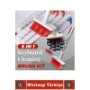 #TemizlemeKiti Profesyonel Klavye Tuş Çıkarma Tablet Ekran Kulaklık Kılıf Temizleyici Elektronik Yüksek Yoğunluklu Kıl Çok Fonksiyonlu Temizleme Fırçası Kiti 5 in 1