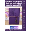 #Defter Okul Ofis Günlük Not Ajanda Hatıra Anı Tutma Eş Sevgili Anneler Babalar Öğretmenler Günü Çok Şık Dekoratif Hediyelik Yaprak Tasarımlı Çizgisiz Mor Deri Defter