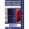 #Defter Okul Ofis Günlük Not Ajanda Hatıra Anı Tutma Eş Sevgili Anneler Babalar Öğretmenler Günü Çok Şık Dekoratif Hediyelik Yaprak Tasarımlı Çizgisiz Lacivert Deri Defter