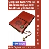 #Defter Okul Ofis Günlük Not Ajanda Hatıra Anı Tutma Eş Sevgili Anneler Babalar Öğretmenler Günü Çok Şık Dekoratif Hediyelik Pusula Detaylı Çizgisiz Kahverengi Deri Defter