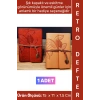 #Defter Dekoratif Okul Ofis Hediyelik Günlük Not Ajanda Hatıra Anı Tutma Çok Şık Eskitme Görünümlü Kapaklı Retro Deri Defter 15 X 11 Cm