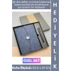 #Defter Okul Ofis Günlük Not Ajanda Hatıra Anı Tutma Eş Sevgili Anneler Babalar Öğretmenler Günü Çok Şık Mıknatıslı Kutu Dekoratif Hediyelik Çantalı Siyah Deri Defter Tükenmez Kalem Premium Set