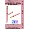 #Kalem Pürüzsüz Yumuşak Kolay Estetik Yazım Anneler Babalar Öğretmenler Günü Hediyelik Not Hatıra Anı Defteri Günlük Tutma Çok Şık Gold Detaylı İmza Metal Roller Kalem
