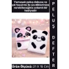 #Defter Dekoratif Eş Sevgili Hediyelik Okul Anı Not Hatıra Günlük Tutma Estetik Çok Şık 75 Sayfa 150 Yapraklı Sevimli Panda Detaylı Peluş Çizgili Defter 21 X 15 Cm