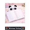 #Defter Dekoratif Eş Sevgili Hediyelik Okul Anı Not Hatıra Günlük Tutma Estetik Çok Şık 75 Sayfa 150 Yapraklı Sevimli Panda Detaylı Peluş Çizgili Defter 21 X 15 Cm