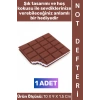 #Defter Dekoratif Sevgili Eş Nişanlı Anlamlı Hediye Okul Günlük Ders Şık Estetik Kahverengi Çikolata Görünümlü Kokulu Not Defteri
