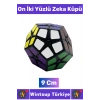 #Oyuncak Premium El Göz Koordinasyon Geliştirici Çocuk Eğitici Öğretici Stres Giderici Eğlenceli İlgi Çekici On İki Yüzlü Çocuk Megaminx Zeka Küpü 9 Cm