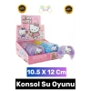 #Oyun Çocuk Eğitici El Göz Koordinasyonu Beceri Gelişimi Eğlenceli Stres Atma Halka Geçirme Oyun Koleksiyon Hediyelik Şık Nostaljik Hello Kitty Baskılı Hilal Konsol Tasarımlı El Konsolu Su Oyunu