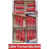 #Tornavida Profesyonel Ev İş Yeri Atölye Tamirat Tadilat Onarım Vidalama Sökme Takma Torx Lokma Düz Yıldız Tornavida Premium Set